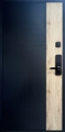 Утепленная дверь с шумоизоляцией современная отделка и электрозамок