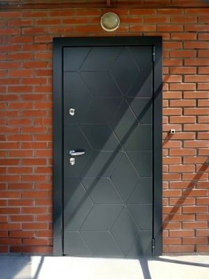 Металлическая дверь с рисунком